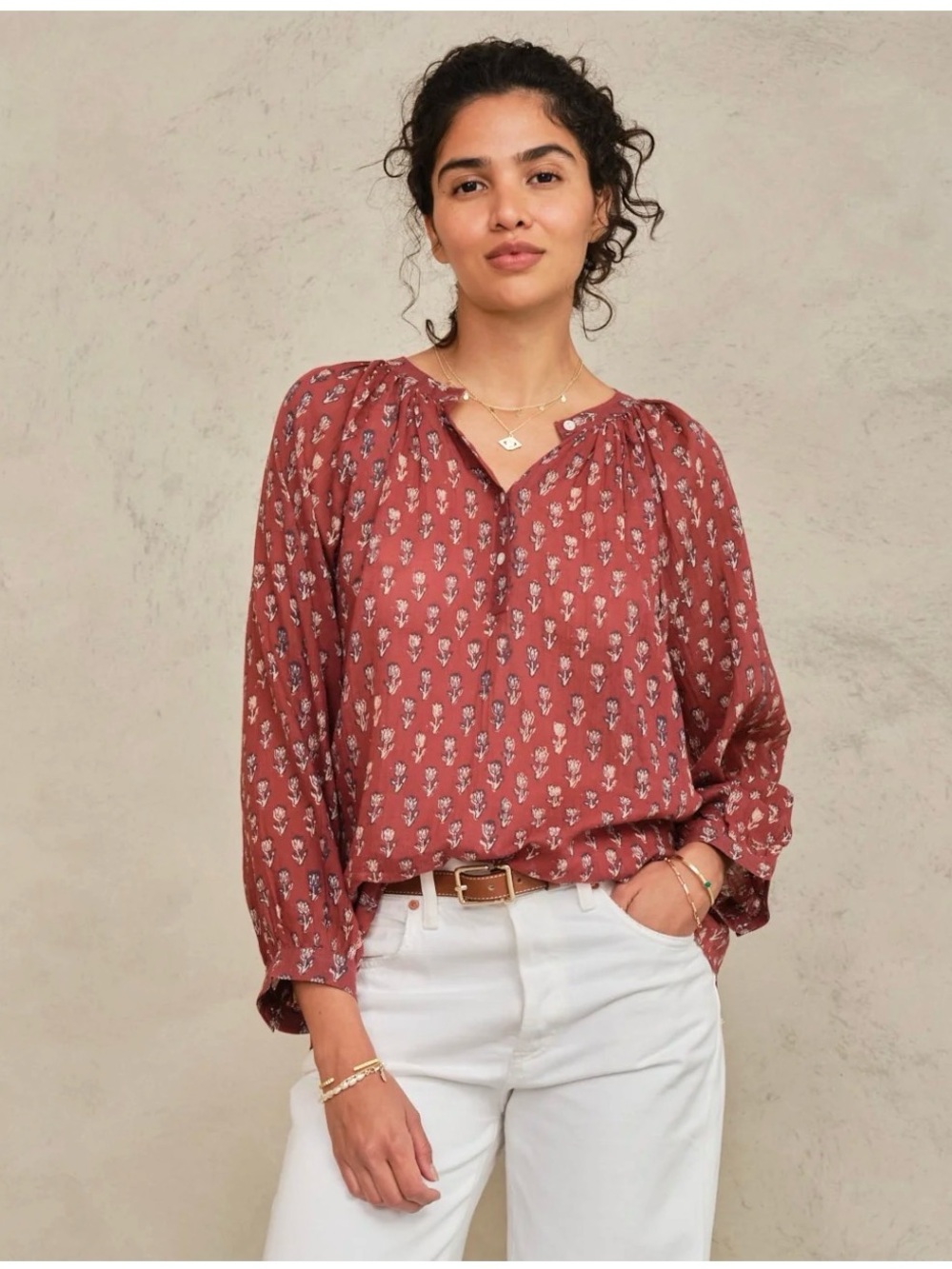 M.A.B.E. Ari Long-Sleeve in Berry